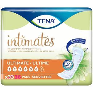 lot 3644 image: TENA Ultimate Incontinence Pad - 33 Ct