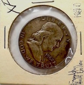 lot 218 image: 1962-D Franklin Half Dollar