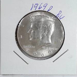 lot 244 image: 1969-D Kennedy Half Dollar