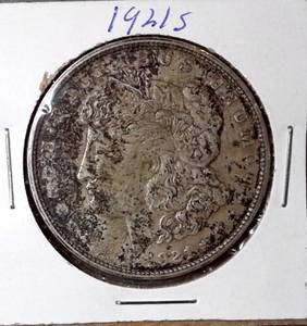 lot 115 image: 1921-S Morgan Silver Dollar