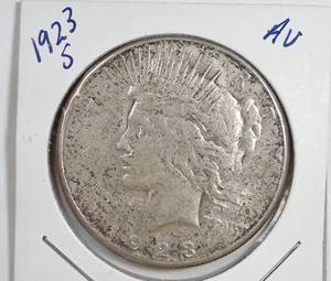 lot 138 image: 1923-S Silver Peace Dollar