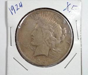 lot 140 image: 1924 Silver Peace Dollar
