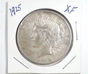 lot 141 image: 1925 Silver Peace Dollar