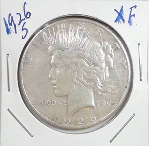 lot 145 image: 1926-S Silver Peace Dollar