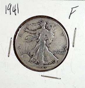lot 169 image: 1941 Walking Liberty Half Dollar