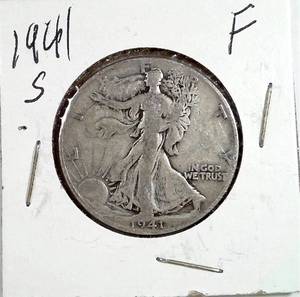 lot 171 image: 1941-S Walking Liberty Half Dollar