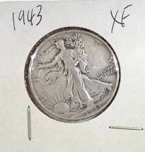 lot 176 image: 1943 Walking Liberty Half Dollar