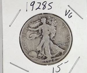 lot 155 image: 1928-S Walking Liberty Half Dollar