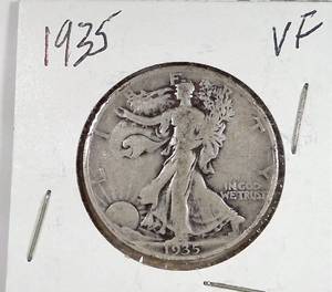 lot 159 image: 1935-D Walking Liberty Half Dollar