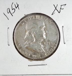 lot 200 image: 1954 Franklin Half Dollar