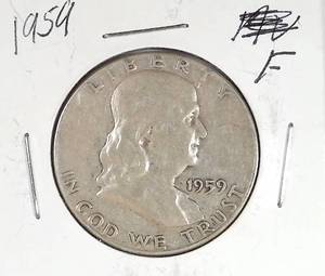 lot 206 image: 1959 Franklin Half Dollar