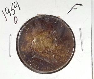 lot 207 image: 1959-D Franklin Half Dollar