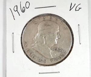 lot 209 image: 1960 Franklin Half Dollar