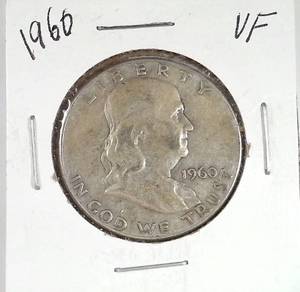 lot 210 image: 1960 Franklin Half Dollar