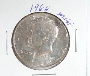 lot 225 image: 1964 Kennedy Half Dollar