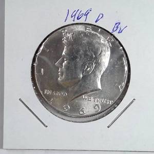 lot 243 image: 1969-D Kennedy Half Dollar