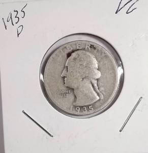 lot 259 image: 1935-D Washington Quarter