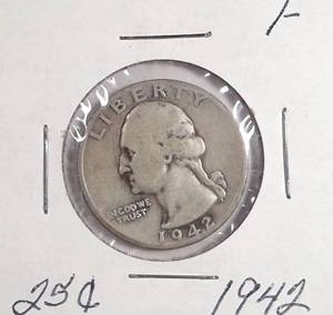 lot 277 image: 1942 Washington Quarter
