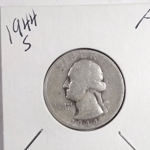 lot 282 image: 1944-S Washington Quarter