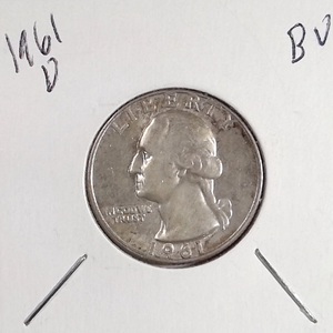 lot 293 image: 1961-D Washington Quarter