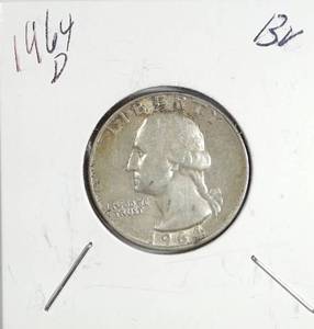 lot 300 image: 1964-D Washington Quarter