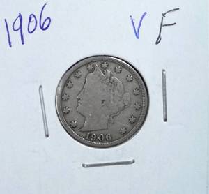 lot 339 image: 1906 Liberty Nickel