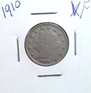 lot 343 image: 1910 Liberty Nickel