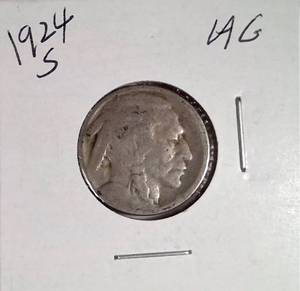 lot 357 image: 1924-S Buffalo Nickel