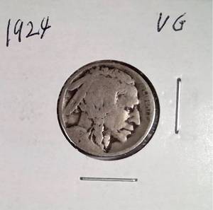 lot 359 image: 1924 Buffalo Nickel
