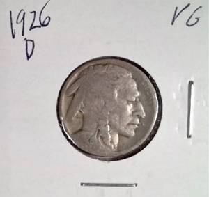 lot 364 image: 1926-D Buffalo Nickel
