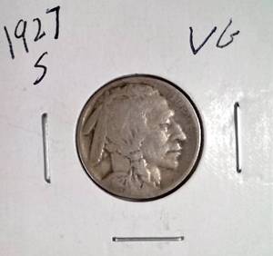 lot 366 image: 1927-S Buffalo Nickel
