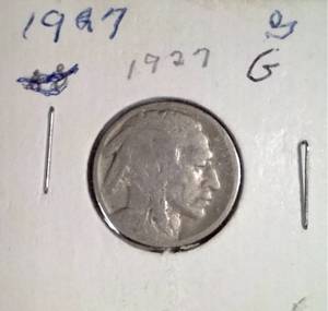 lot 368 image: 1927 Buffalo Nickel