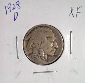 lot 370 image: 1928-D Buffalo Nickel