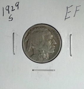 lot 373 image: 1929-S Buffalo Nickel