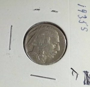 lot 380 image: 1935-S Buffalo Nickel