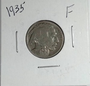 lot 382 image: 1935 Buffalo Nickel