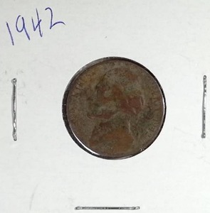 lot 399 image: 1942 Jefferson Nickel