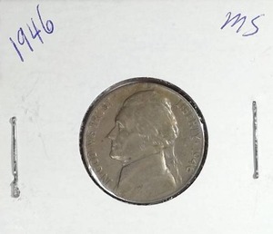 lot 401 image: 1946 Jefferson Nickel