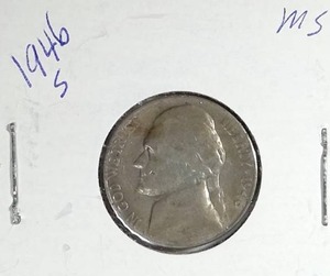 lot 402 image: 1946-S Jefferson Nickel