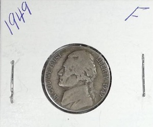 lot 406 image: 1949 Jefferson Nickel