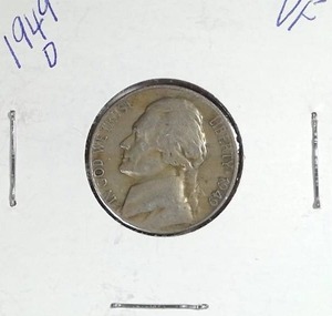lot 407 image: 1949-D Jefferson Nickel