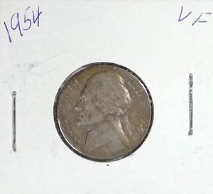 lot 413 image: 1954 Jefferson Nickel