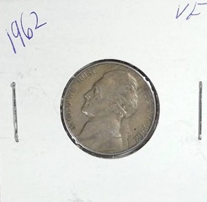lot 419 image: 1962 Jefferson Nickel