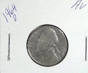 lot 423 image: 1964-D Jefferson Nickel