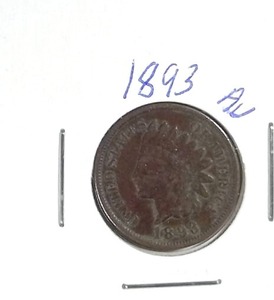 lot 428 image: 1893 Indian Head Penny