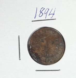 lot 429 image: 1894 Indian Head Penny