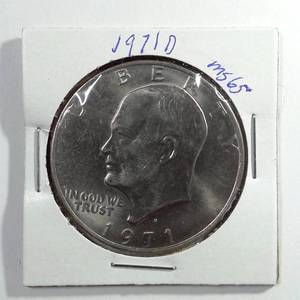 lot 467 image: 1971-D Eisenhower Dollar