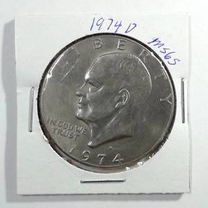 lot 469 image: 1974-D Eisenhower Dollar