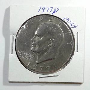 lot 470 image: 1977-D Eisenhower Dollar
