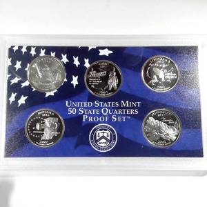 lot 476 image: 2002 Mint Proof Set  State Quarters